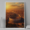 Roma Eterna O Coliseu ao Entardecer
